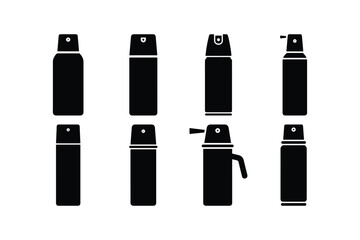 Cylindrical Containers Bottle and Tube Icons