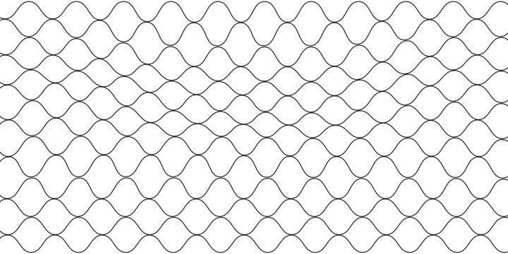 Mesh texture for fishing nets. Seamless pattern for sportswear or soccer goal, volleyball net, basketball hoop, hockey, athletics. Abstract net background for sports, eps10