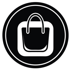 shopping app icon vector icon