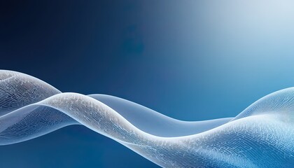 Stunning blue abstract wave background for modern presentations, technology, and science projects, bringing dynamic and vibrant energy to your creative work