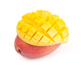 Fresh Red mango isolated on white background