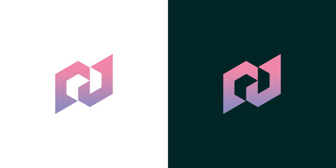 Abstract geometric logo design, a modern and minimalist symbol for brand identity and visual representation