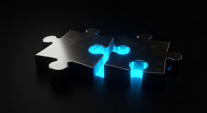 Glowing blue number 377 on dark background