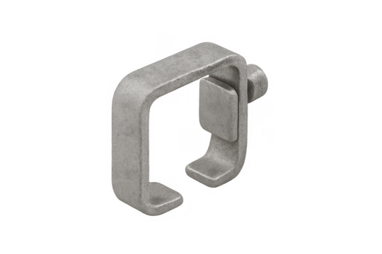 Industrial metal clamp bracket machinery part