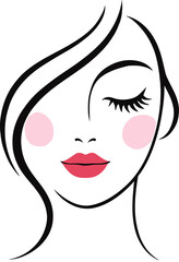 Pretty Woman Editable Vector AI File | Adobe Illustrator | Export to SVG, EPS, PDF, PNG, DXF, JPEG