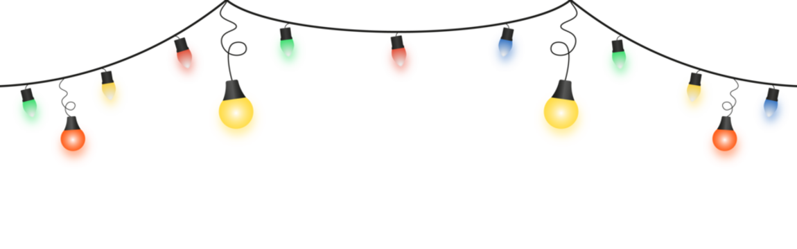 Event Garland Festive Lights String Decoration Party Occasion Festivity Strand