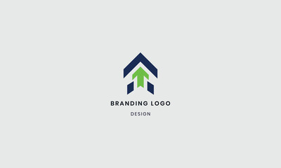 Arrow Up Logo Symbol, Modern Design
