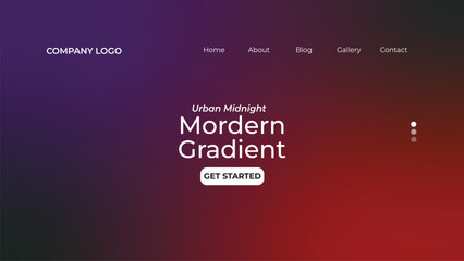 Obraz premium A vibrant collection of modern gradient backgrounds featuring smooth color transitions and abstract blended hues. Each design showcases a unique mix of bold, contemporary colors ranging from warm suns