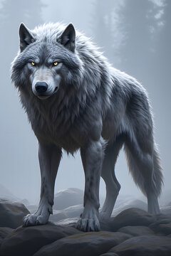 gray wolf canis lupus