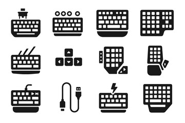 Support fast input wrist response icon cable programmable vector gaming cluster keyboard