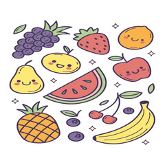 A group of fruits