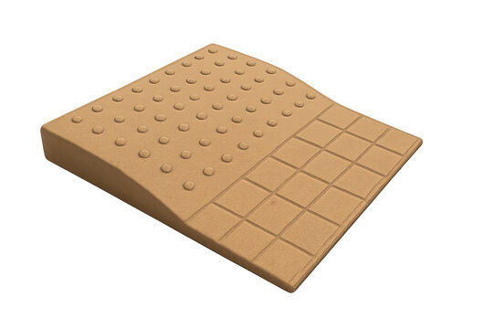 Tactile paving ramp providing accessibility for pedestrians