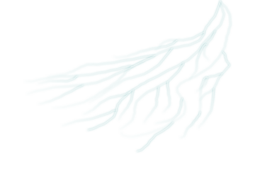 Dynamic energy flow: abstract branching blue-green line pattern