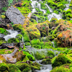 Vallesinella Waterfalls, trentino, italy