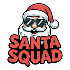 Santa Squad playful-vector-illustration