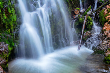 Vallesinella Waterfalls, trentino, italy
