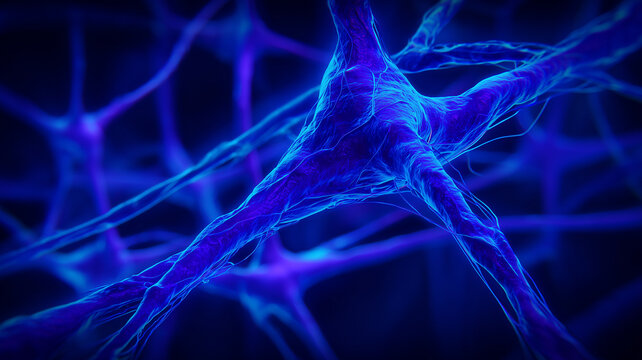 A neural cell concept illustrating communication pathways, biological networks, and essential cognitive processing functions.
