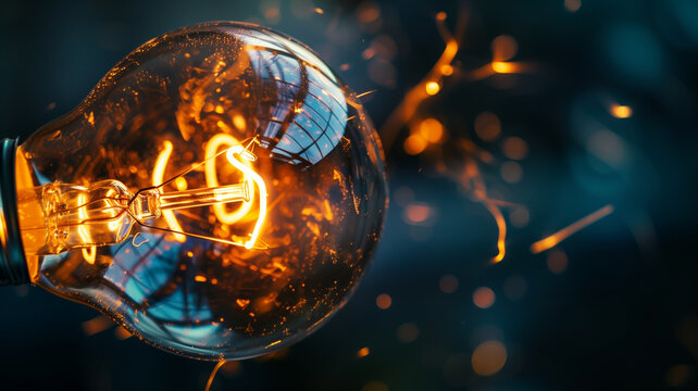 Detalle macro de bombilla de iluminaci&oacute;n