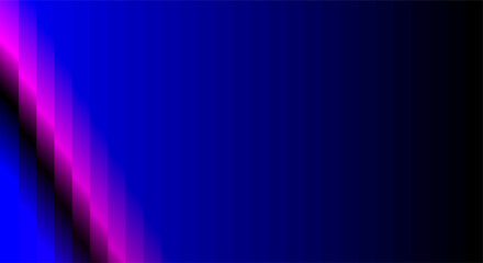 Vibrant blue background with diagonal pink and green abstract swirl