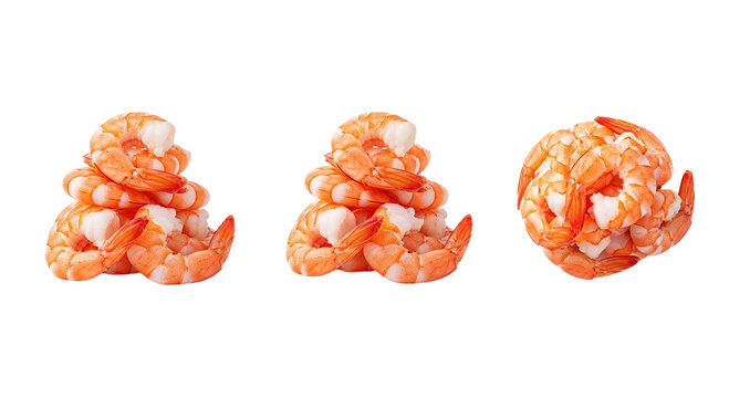 Delicious Shrimp Appetizers Fresh Seafood Cuisine for Gourmet Dishes and Healthy Eating with on transparent background