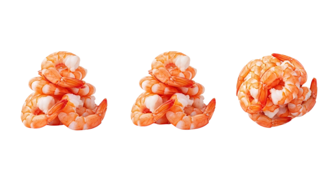 Delicious Shrimp Appetizers Fresh Seafood Cuisine for Gourmet Dishes and Healthy Eating with on transparent background