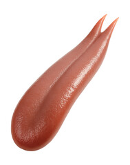 Forked tongue with a split tip and sleek, slender shape.