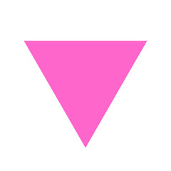 Pink Triangle Icon