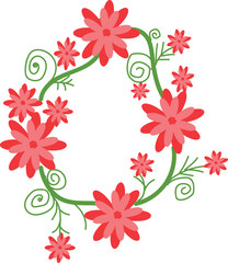 Obraz premium floral background with flowers