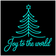 minimalist-christmas-t-shirt vector-illustration