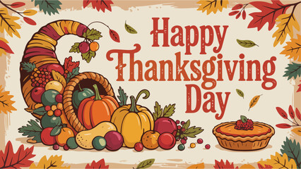 thanksgiving day typography, thanksgiving day lettering, thanksgiving day banner