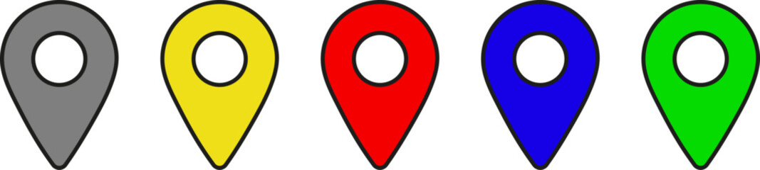 Color Map Markers with Outline