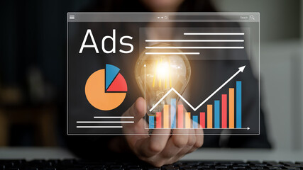Digital advertising performance highlights advertising, campaign, and analytics for better...