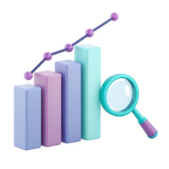 Data Analysis and Business Growth Magnified: 3D Bar Chart Visualizing Performance and Strategy