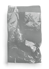 Crinkled Open Plastic Black Bag