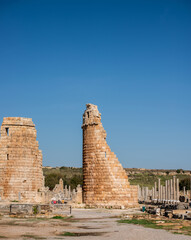 ruins of the ancient city of petra