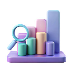 Data Analysis and Business Growth Magnified: 3D Bar Chart Visualizing Performance and Strategy