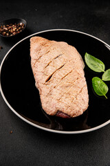Duck breast raw poultry meat natural product tasty snack fresh delicious gourmet food background on the table rustic top view copy space