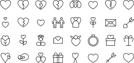 Abstract geometric shapes and lines with vibrant color accents