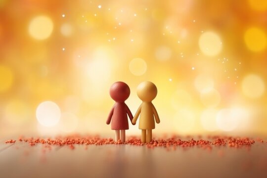 Person holding hands background love cute toy.