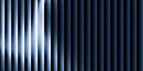 Obraz premium Abstract vertical light streaks in vibrant colors on black background Vertical streaks of vibrant blue, purple, green, and red light create an abstract, glowing pattern against a dark background.