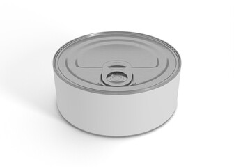 Short Tuna Can Mockup
