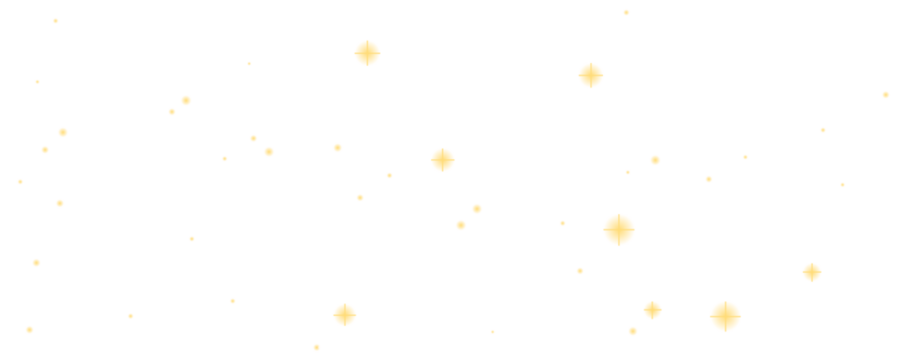 Distant stars and galaxies in deep space on a transparent background