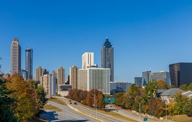 Downtown Atlanta, Georgia, on a sunny day