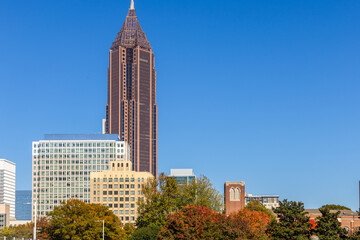 Downtown Atlanta, Georgia, on a sunny day