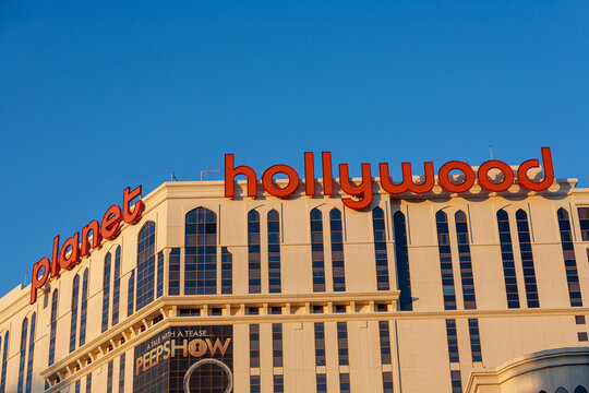 Luxury hotel and casino hollywood planet in Las Vegas, USA
