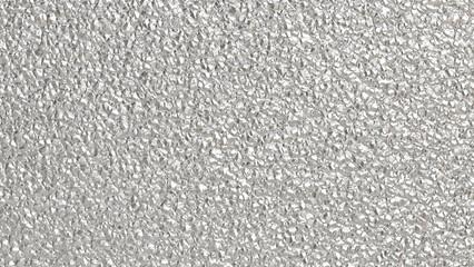 Silver Crushed Texture Background with Irregular Metallic Pattern