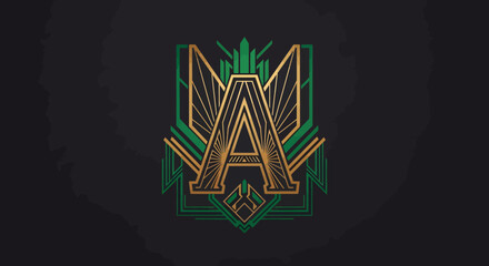 Art Deco Typography: Luxurious Lettering & Geometric Logo Design