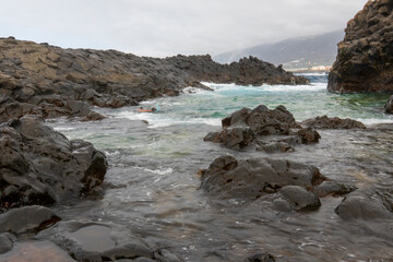 Wonderful landscapes of northern Tenerife from Los Silos. Los Silos is a municipality belonging to the province of Santa Cruz de Tenerife, on the island of Tenerife, Canary Islands, Spain.