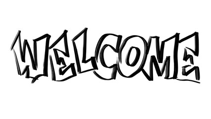 Hand-Drawn Black and White 