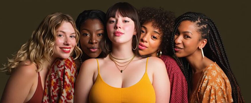 the vibrant crew celebrating body positivity with bold authentic self-expression